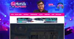 Desktop Screenshot of lamovidaradio.com